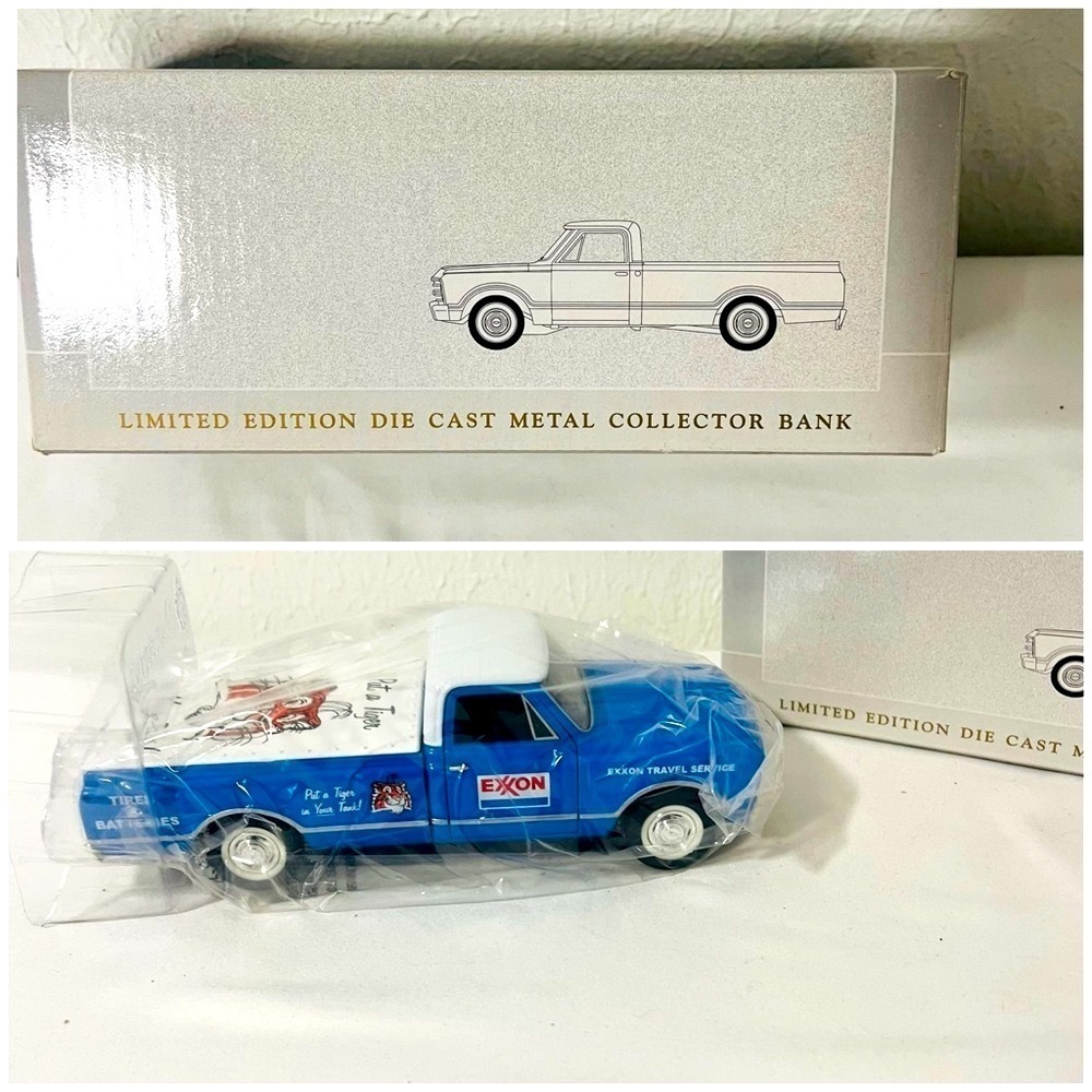 Vintage Limited Edition Die Cast Metal 1967 Chevrolet Pickup Blue Collectible